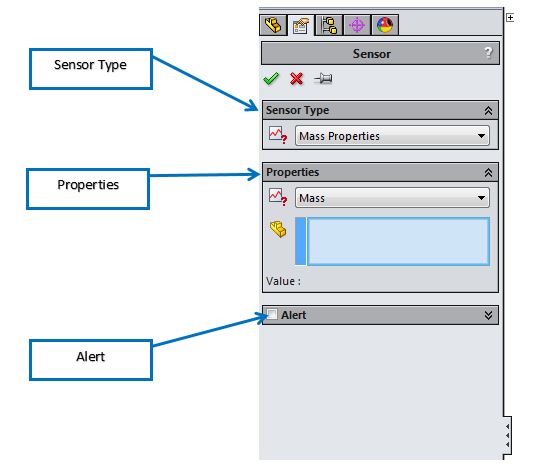 Solidworks Sensor Tool