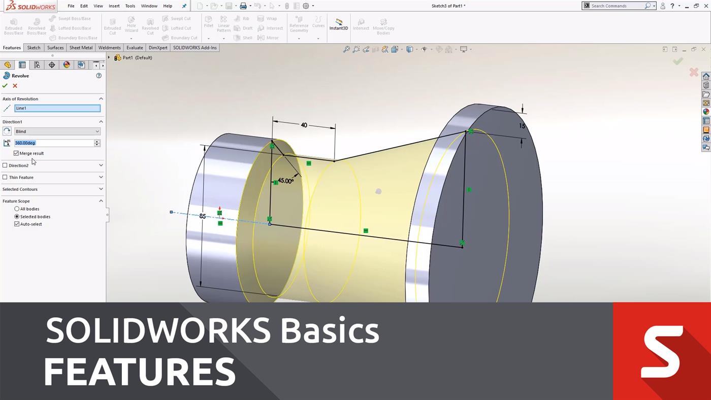 SOLIDWORKS Basics - Features