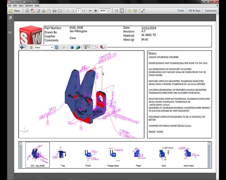 SOLIDWORKS Model Based Definition (MBD) Overview