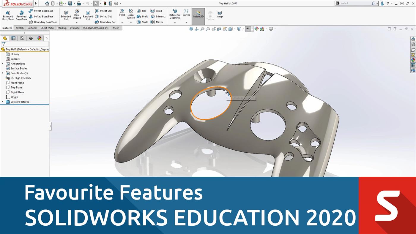 Favourite Features SOLIDWORKS Education 2020