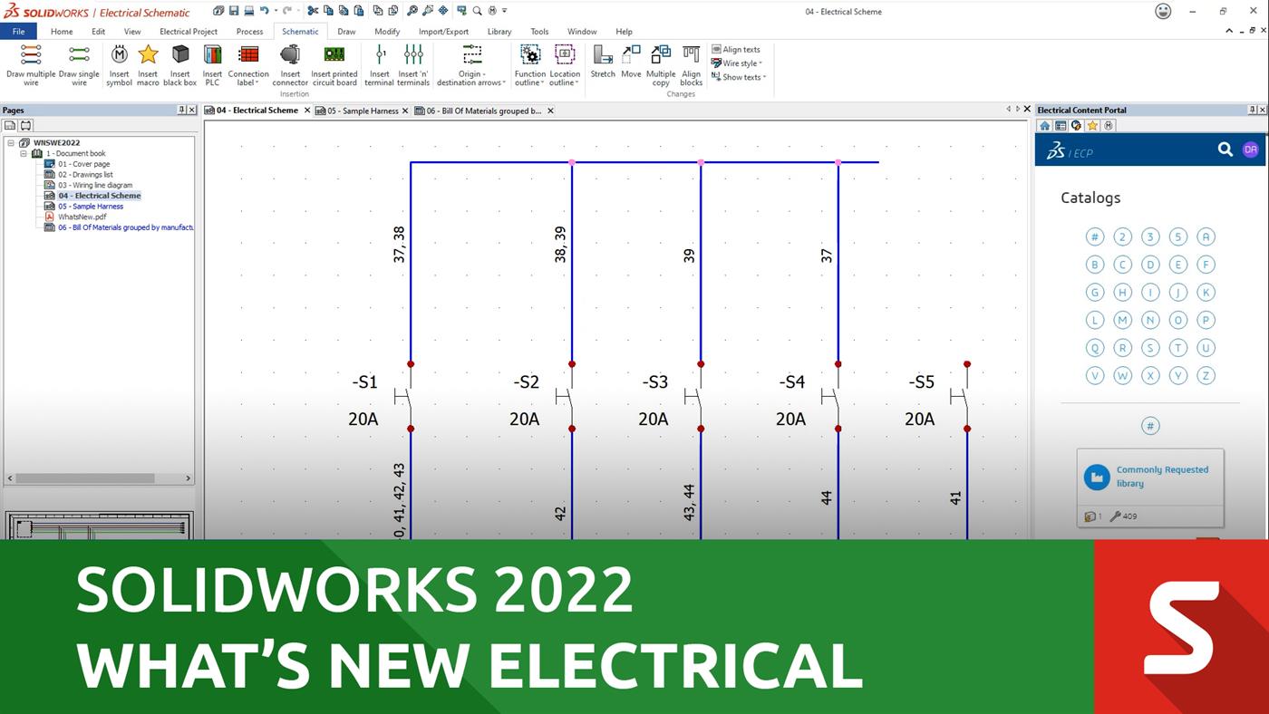 What's New In SOLIDWORKS Electrical 2022