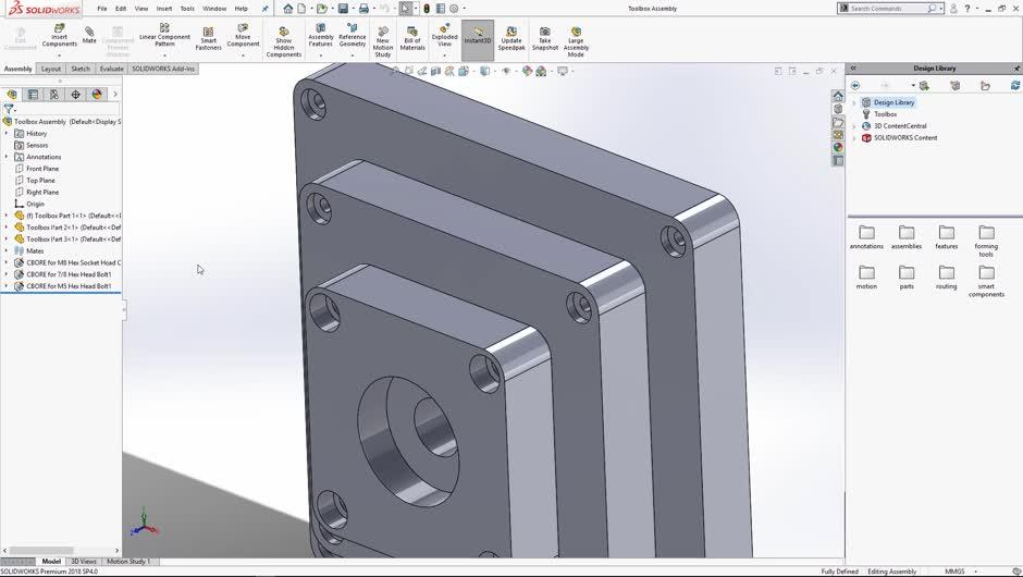 solidworks toolbox gear library