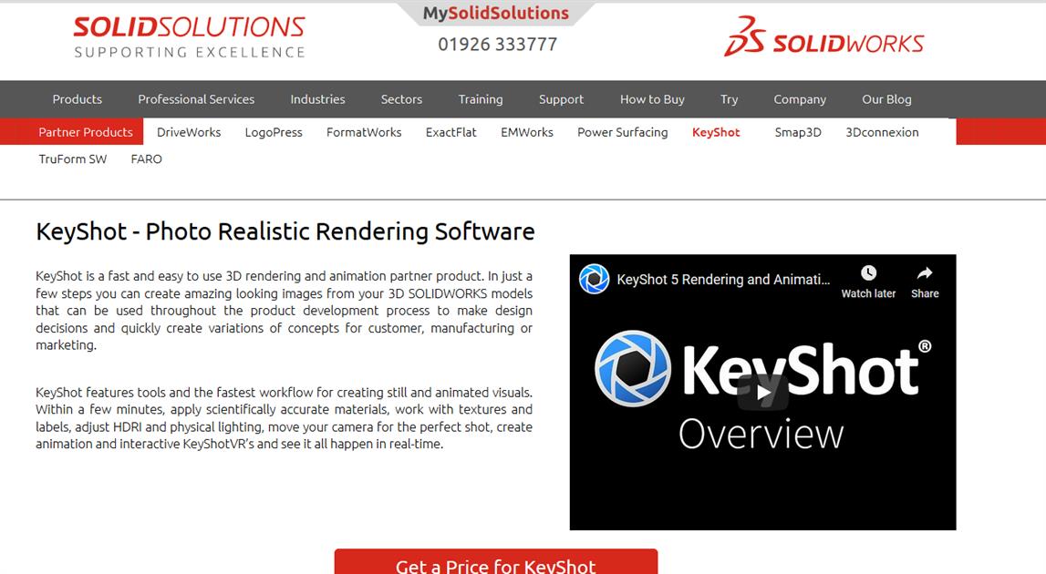 keyshot rendering solidworks assem file