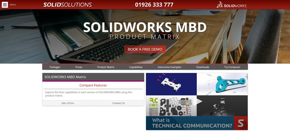 Solidworks Composer Product Matrix Solid Solutions