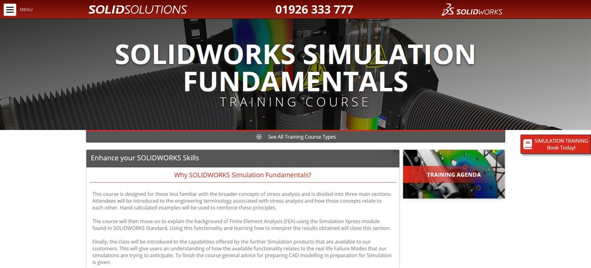 SOLIDWORKS Simulation Fundamentals Training Course